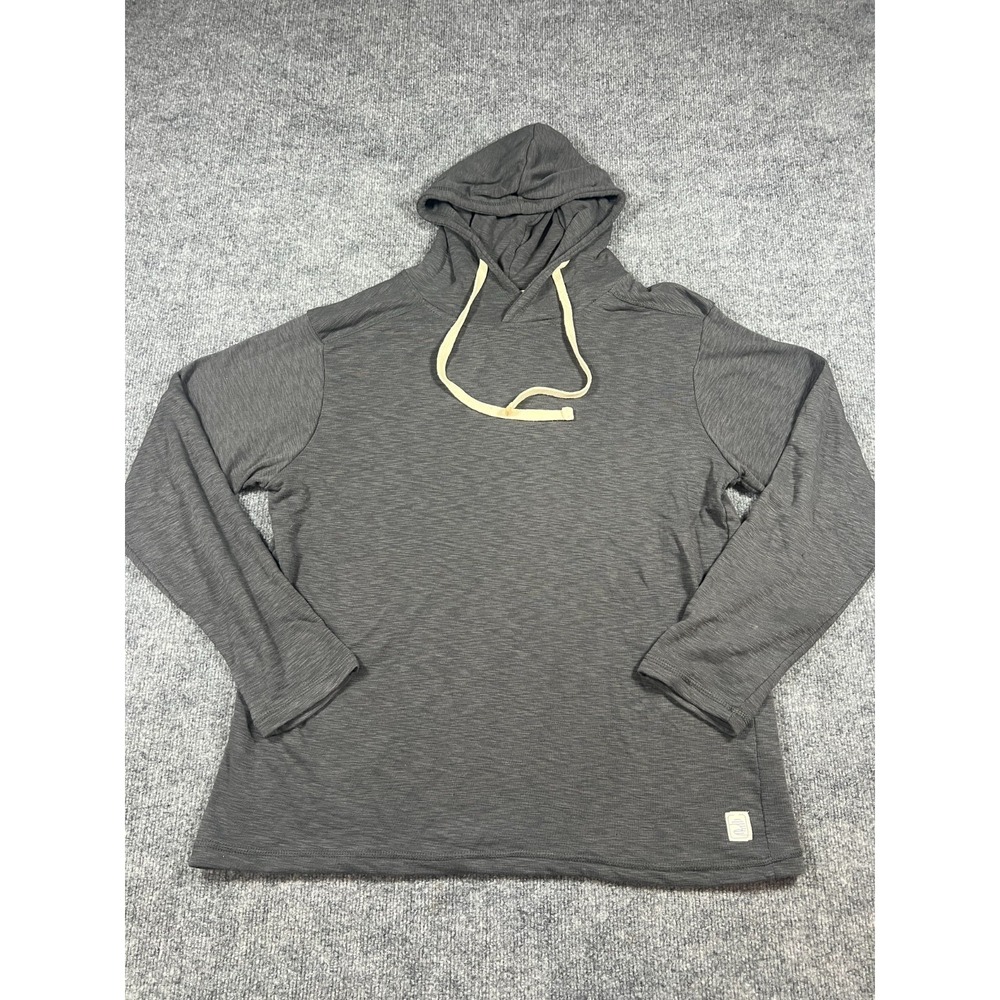 Laguna Hoodie Mens Large Gray Space Dye Fleece Lined Cotton Winter‎ Drawstring